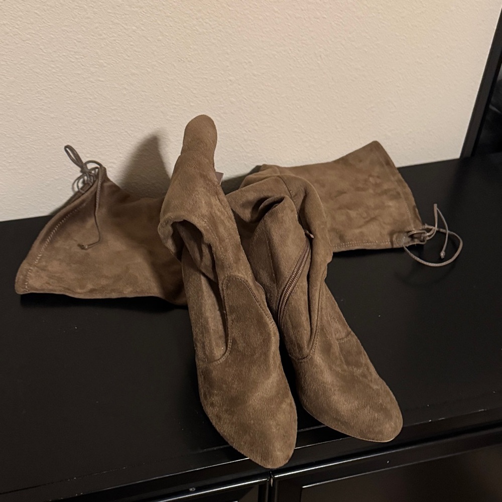 Brown Suede Women's Boots